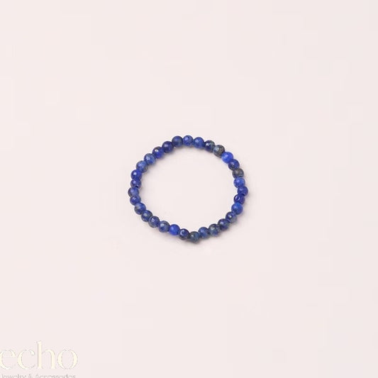 Purple Natural Stone Ring • Chinese Oriental Style