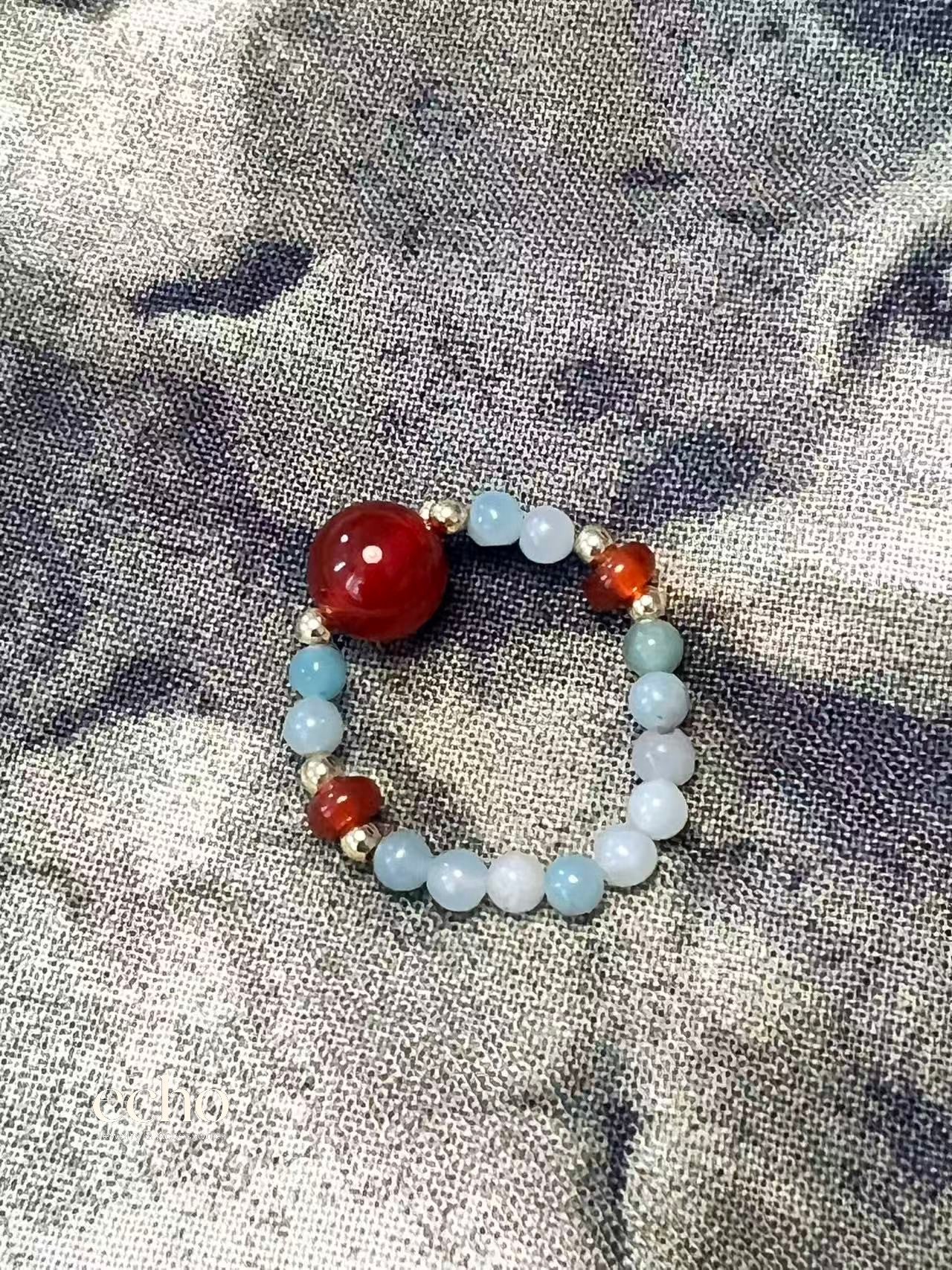 Oriental Charm Multicolor Natural Gemstone Ring