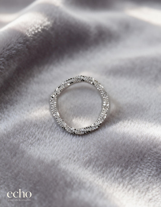 Dainty Silver Thin Band Ring