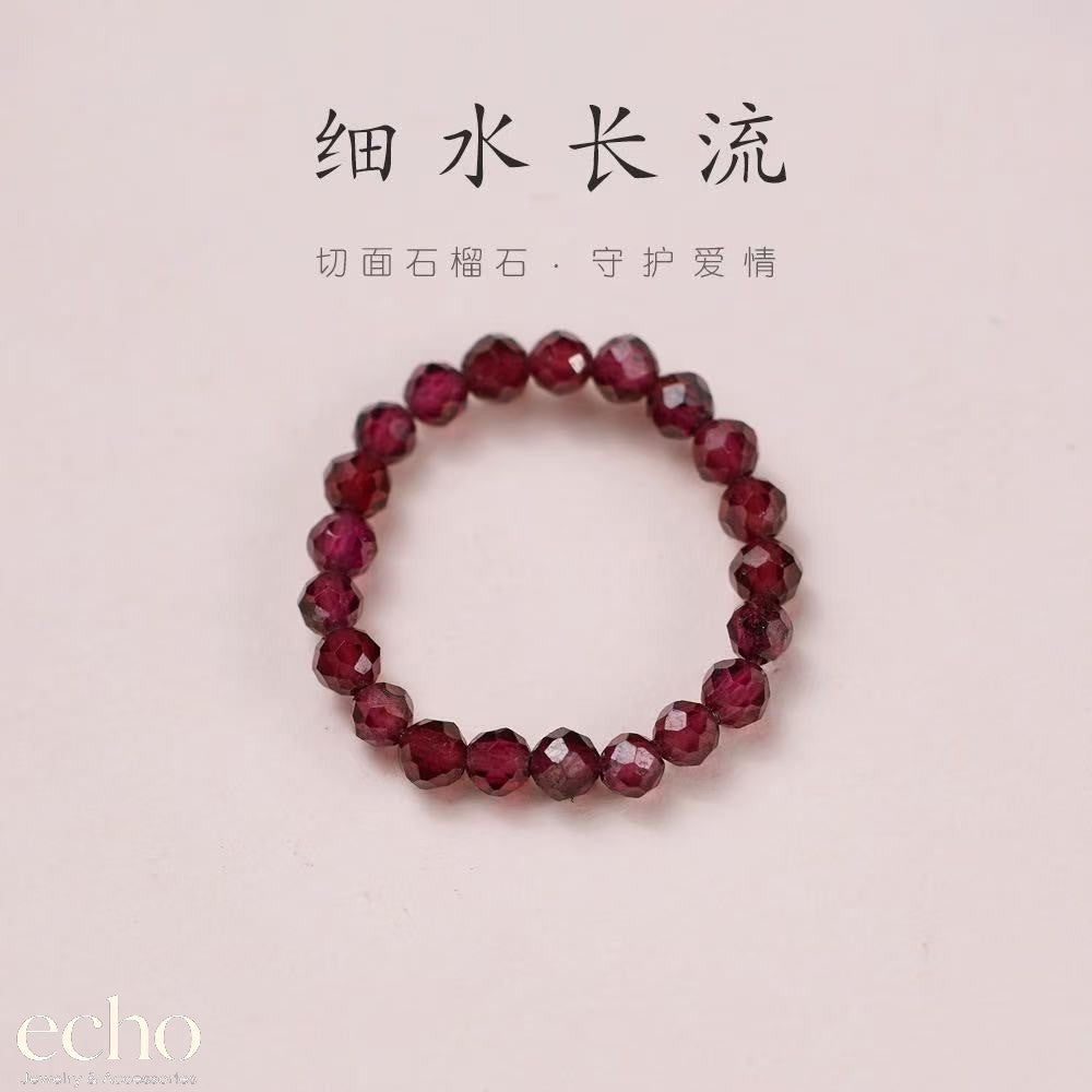 Red Gemstone Ring • Traditional Chinese Elegance