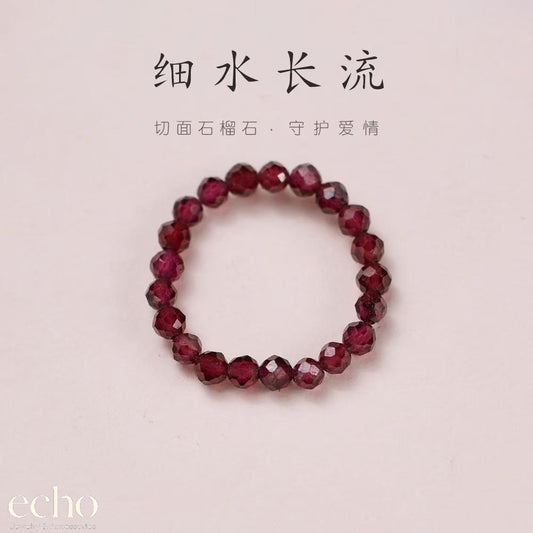 Red Gemstone Ring • Traditional Chinese Elegance
