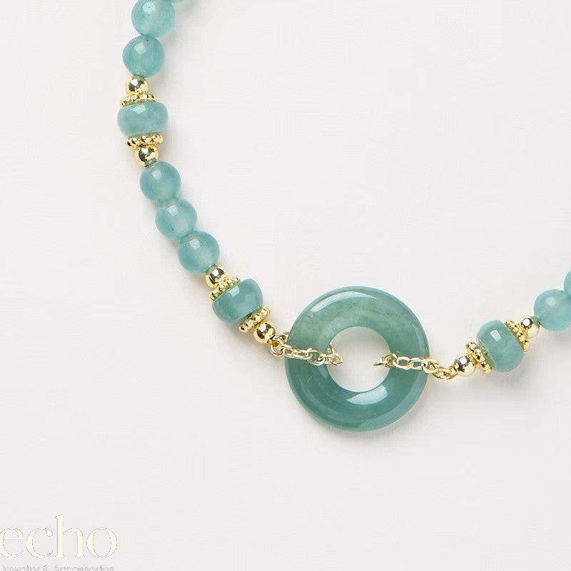 Jade Peace Buckle Bracelet • Unique Chinese Traditional Jewelry