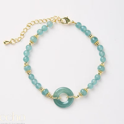 Jade Peace Buckle Bracelet • Unique Chinese Traditional Jewelry