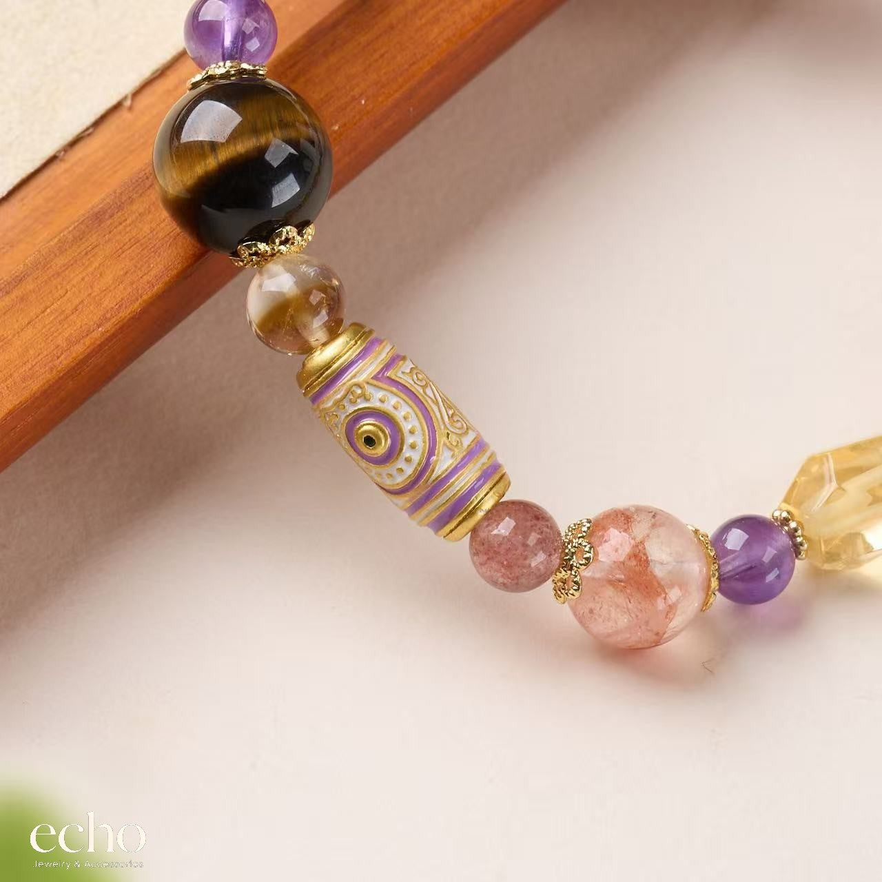 Oriental Charm Multicolor Natural Gemstone Ring