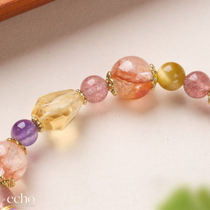 Oriental Charm Multicolor Natural Gemstone Ring