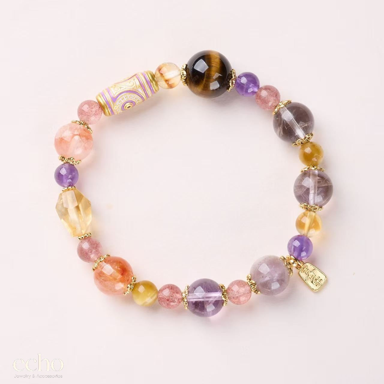 Oriental Charm Multicolor Natural Gemstone Ring