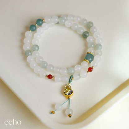 Beaded Jade Bracelet