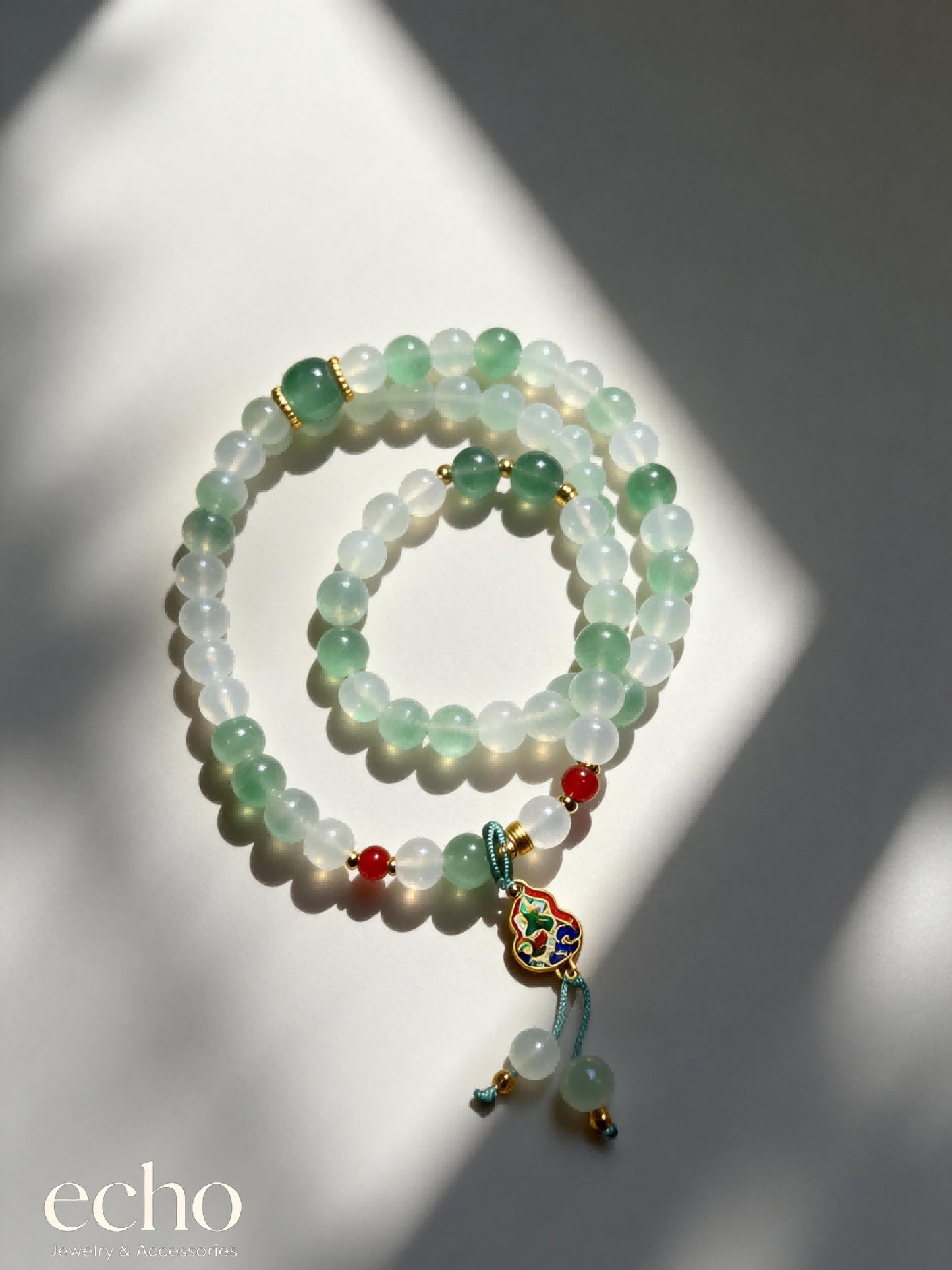Beaded Jade Bracelet