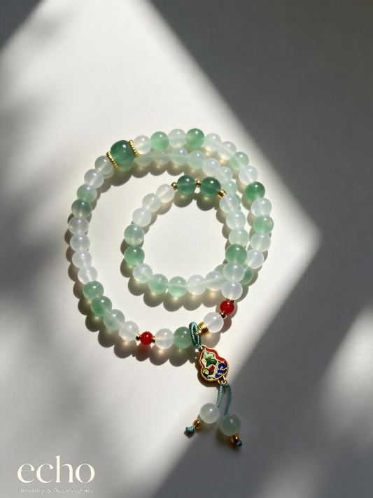 Beaded Jade Bracelet