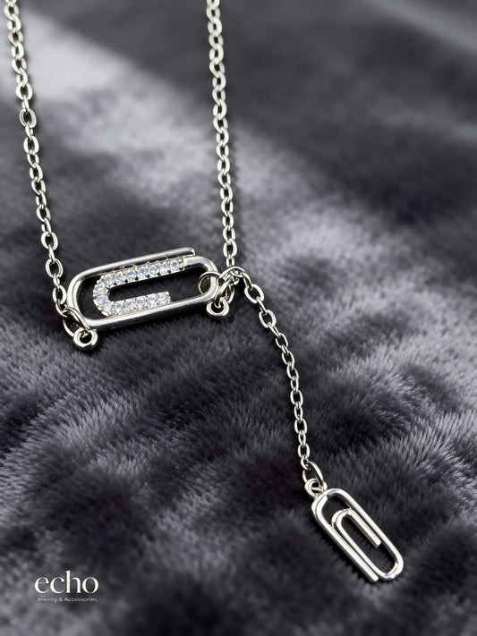 Simple Silver Choker Necklace