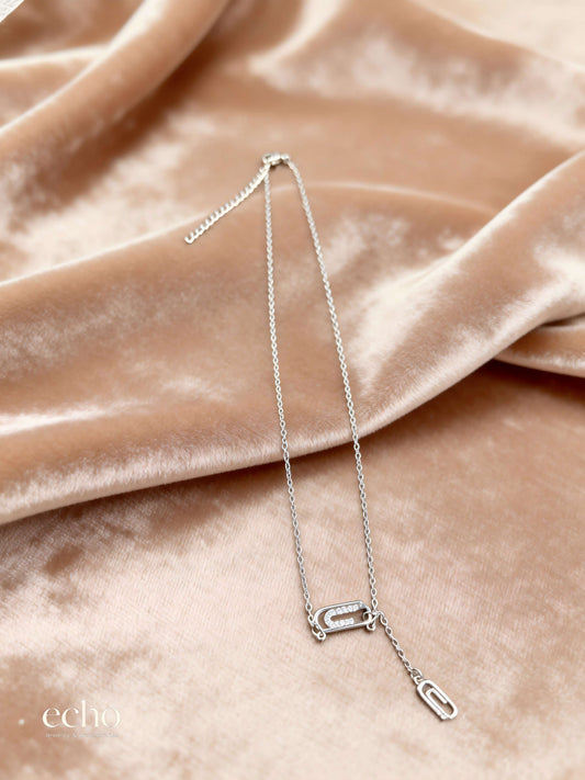Simple Silver Choker Necklace