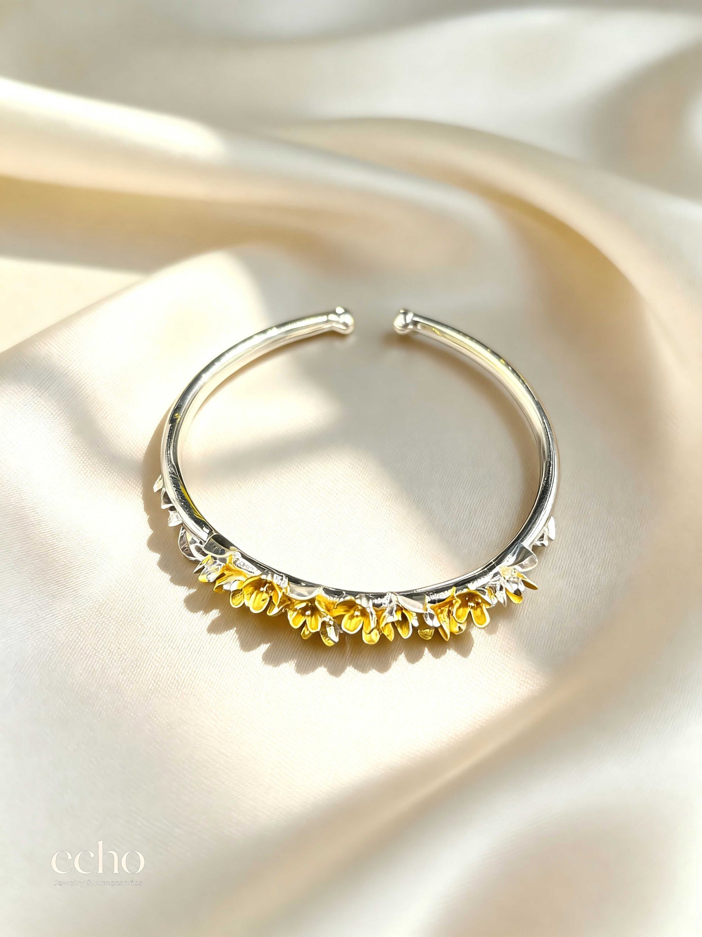 Adjustable Silver Cuff Bracelet