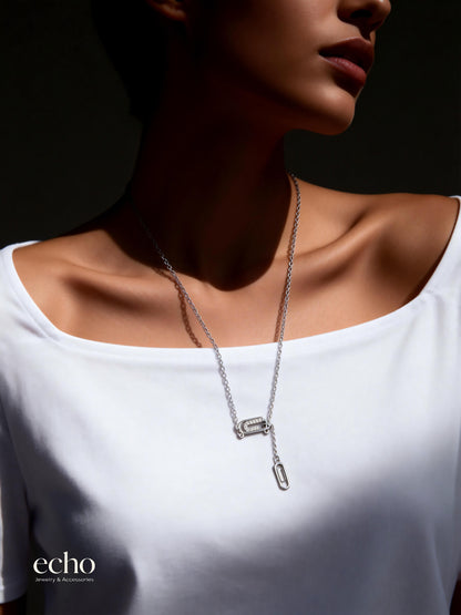 Simple Silver Choker Necklace