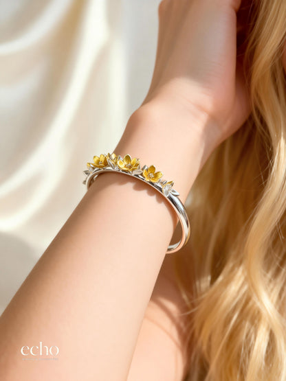 Adjustable Silver Cuff Bracelet