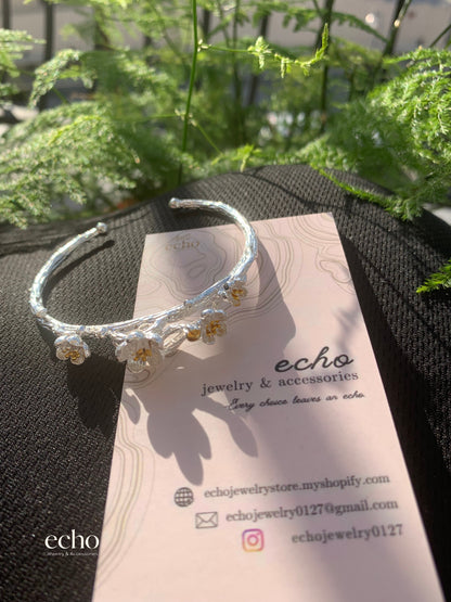 Adjustable Silver Cuff Bracelet